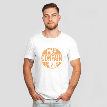 may contain whiskey white shirt
